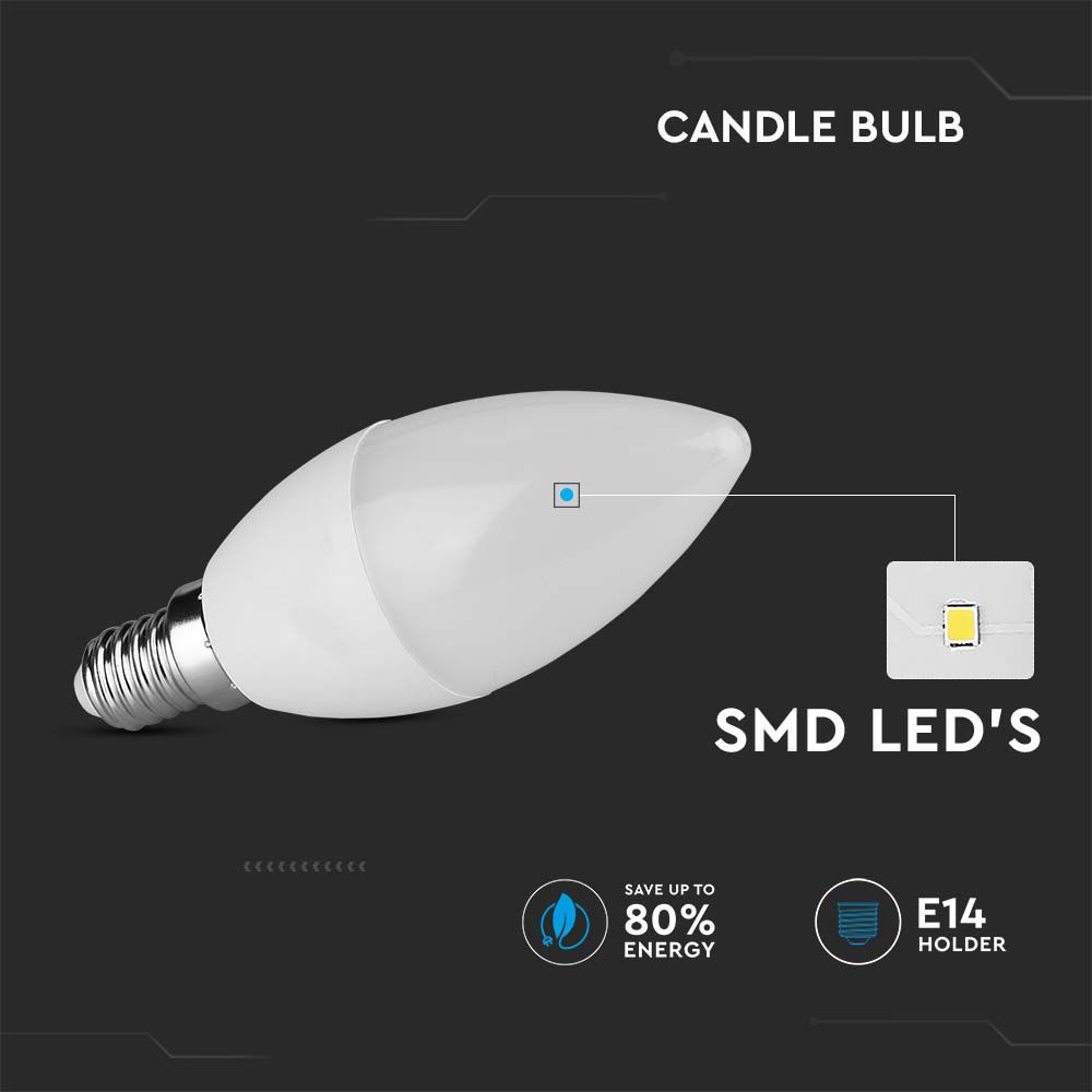 LED Bulb - 3.7W C37 E14 Candle 3000?