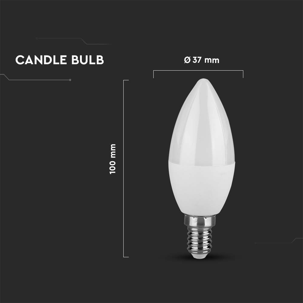 LED Bulb - 3.7W C37 E14 Candle 3000?
