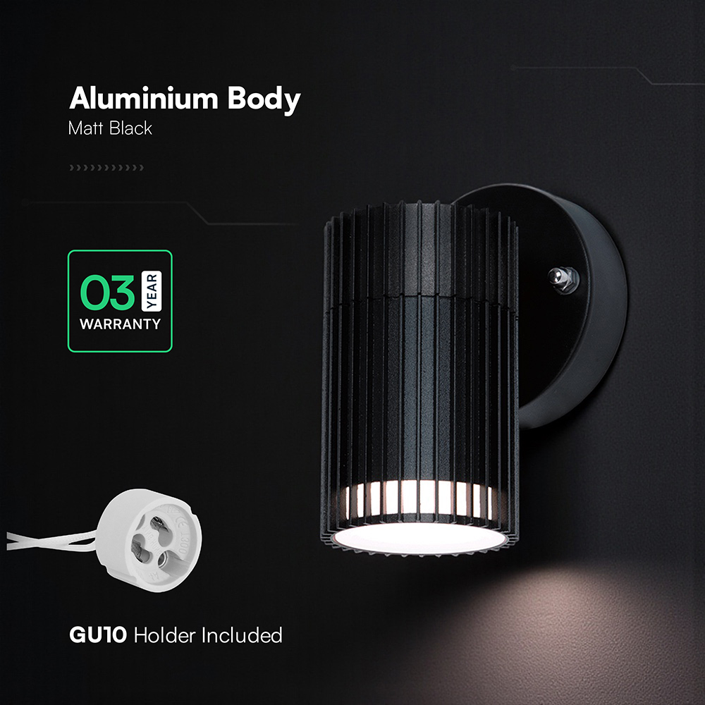 GU10 Wall Light Holder Single Head IP54 img 1