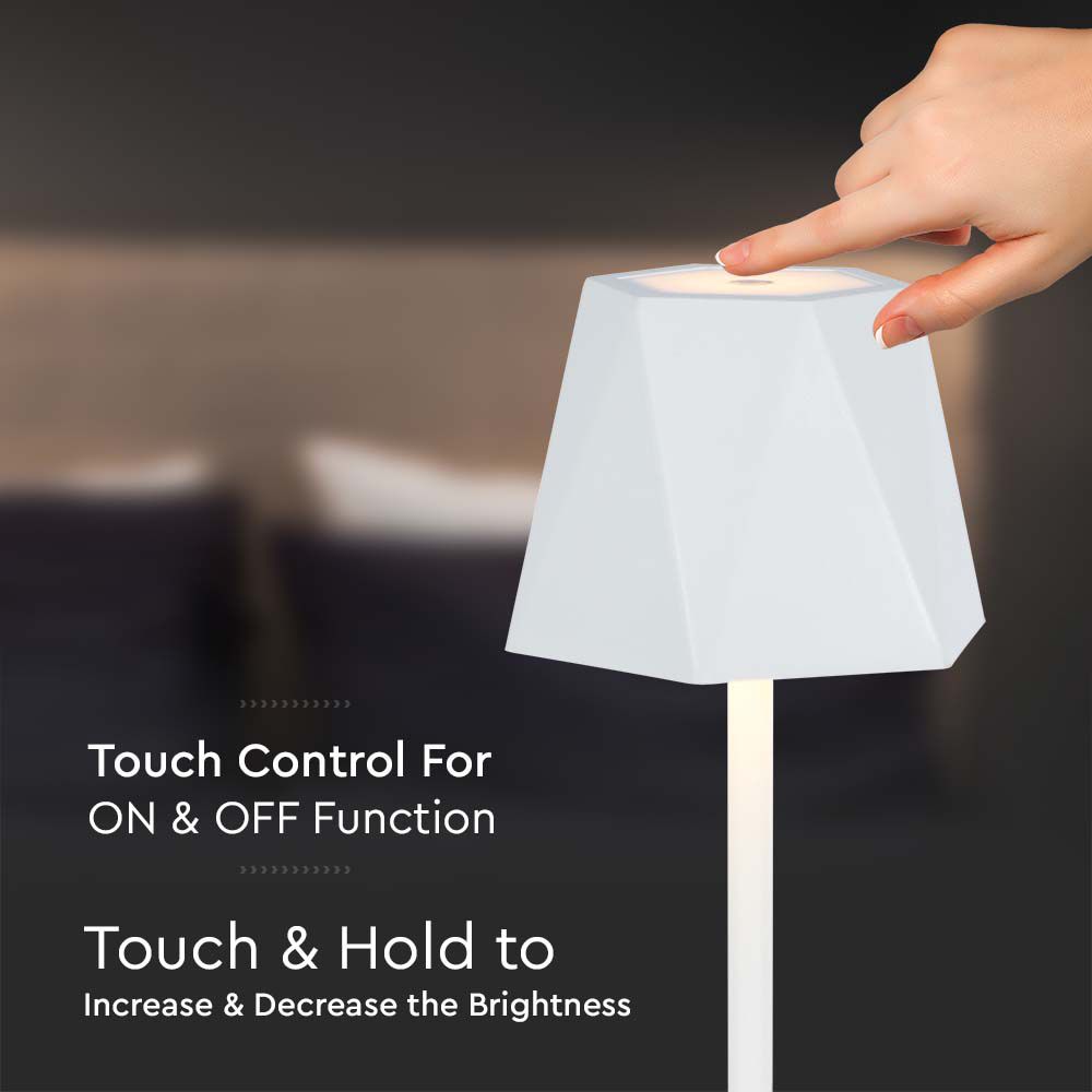 Led Table Lamp White 3in1 img 1