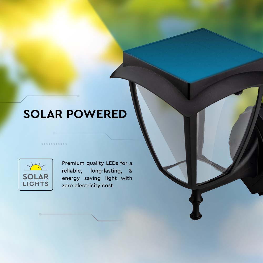 2W  Solar Stand Lamp Black Body 3000K6000K IP44