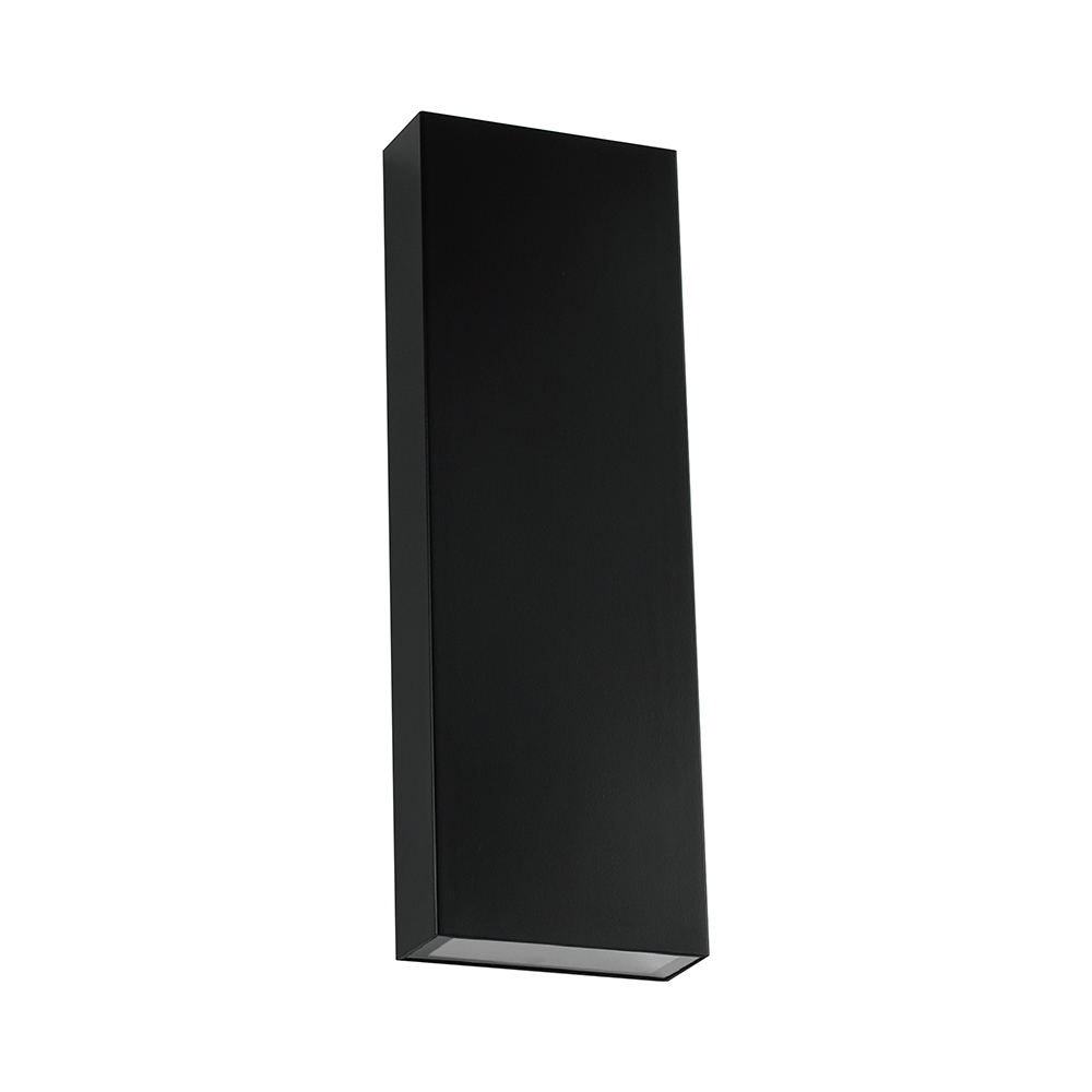 8W LED Wall Light PC Up & Down Black Body 4000K IP65