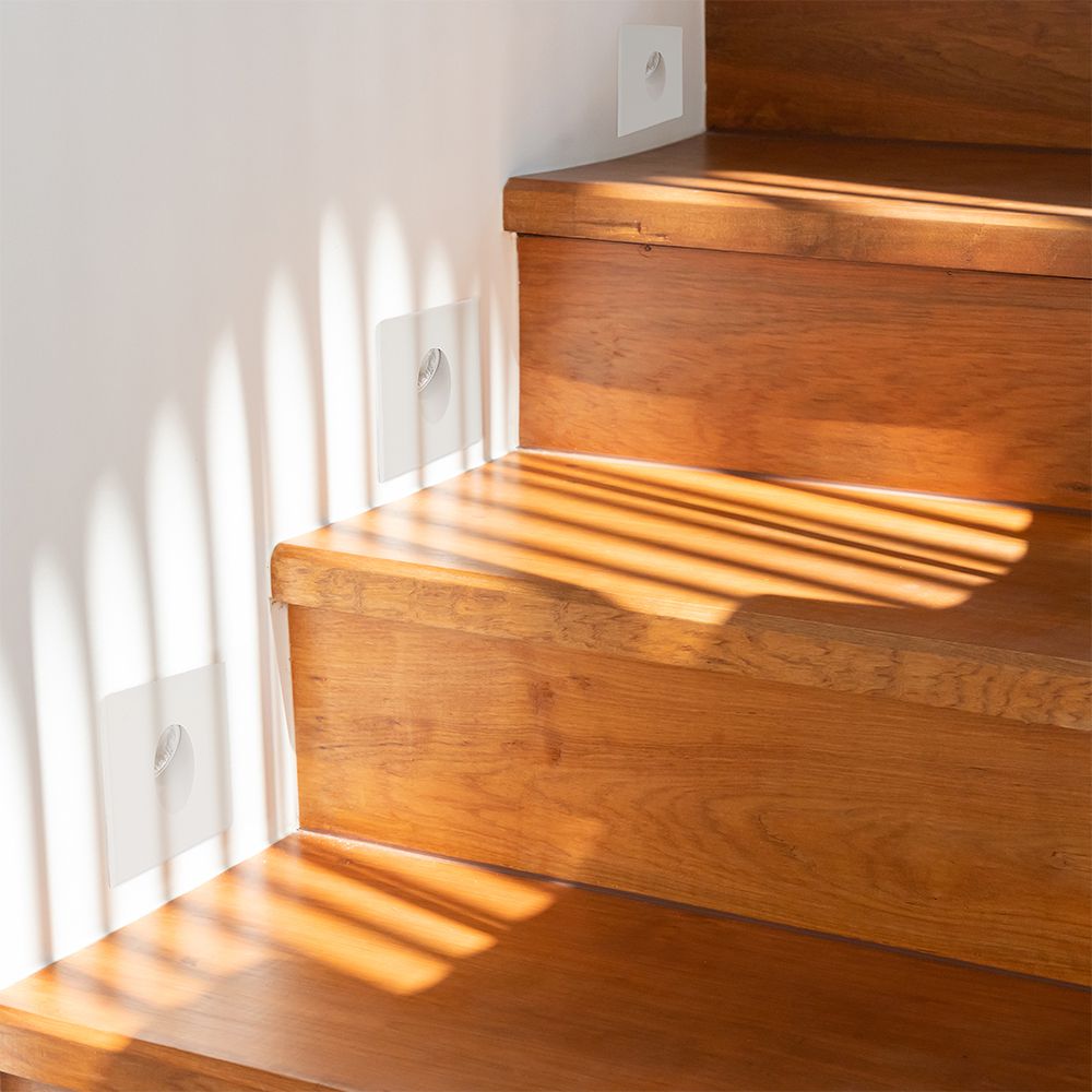 3W LED Step Square 3000K img 1