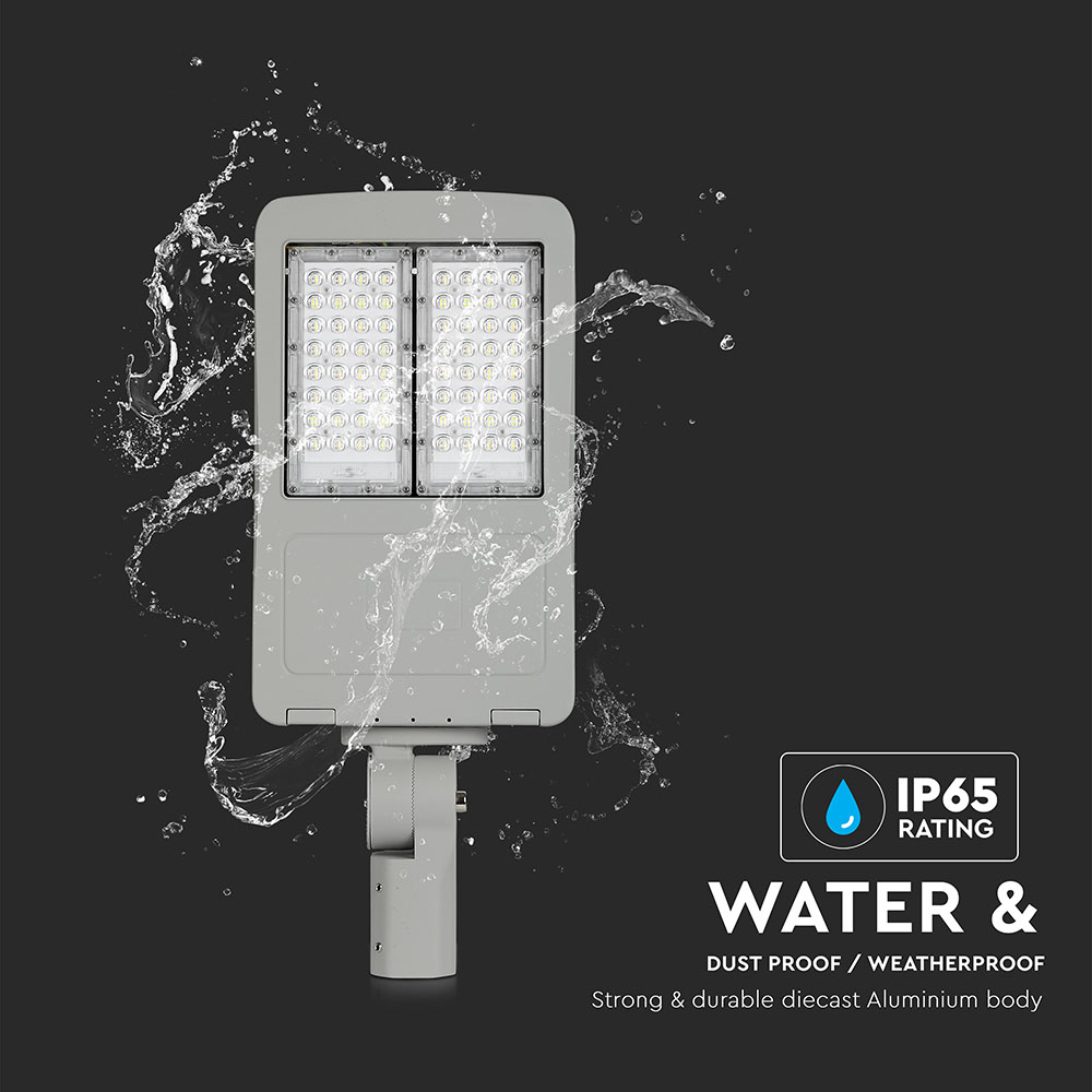 LED Armatura stradale SAMSUNG Chip 100W 5000K Classe I Alluminio Dimmerabile 140LM/W img 4