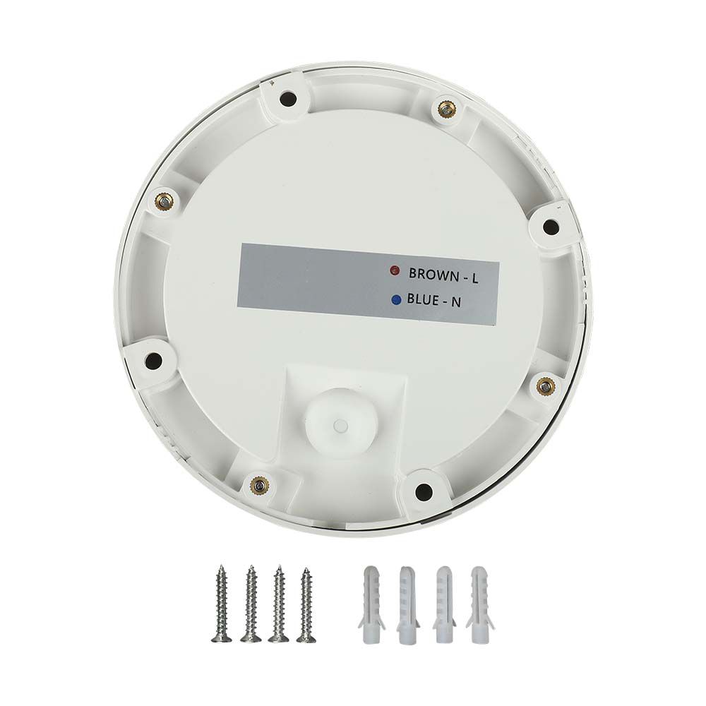 2W LED Step Light White Body Round 3000K img 4