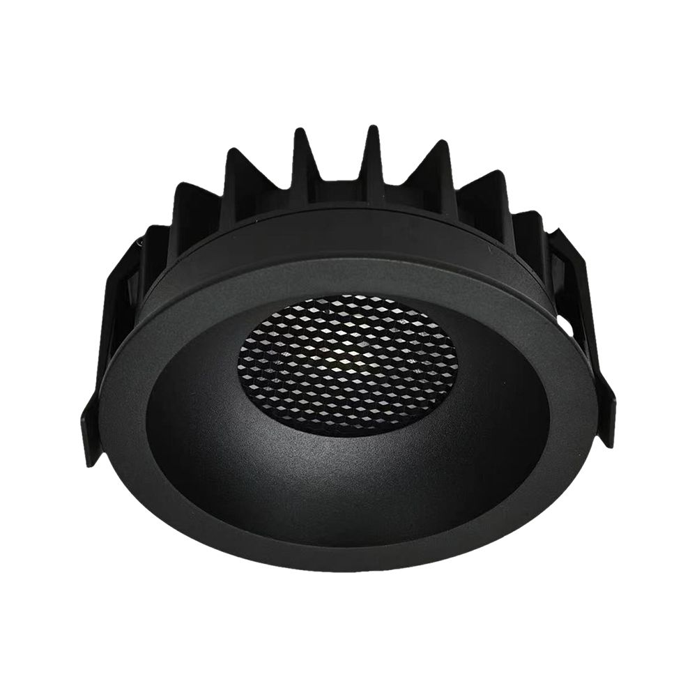 18W LED Honey COMB Downlight Bridgelux Chip 3in1 Black Ring + Black Heating