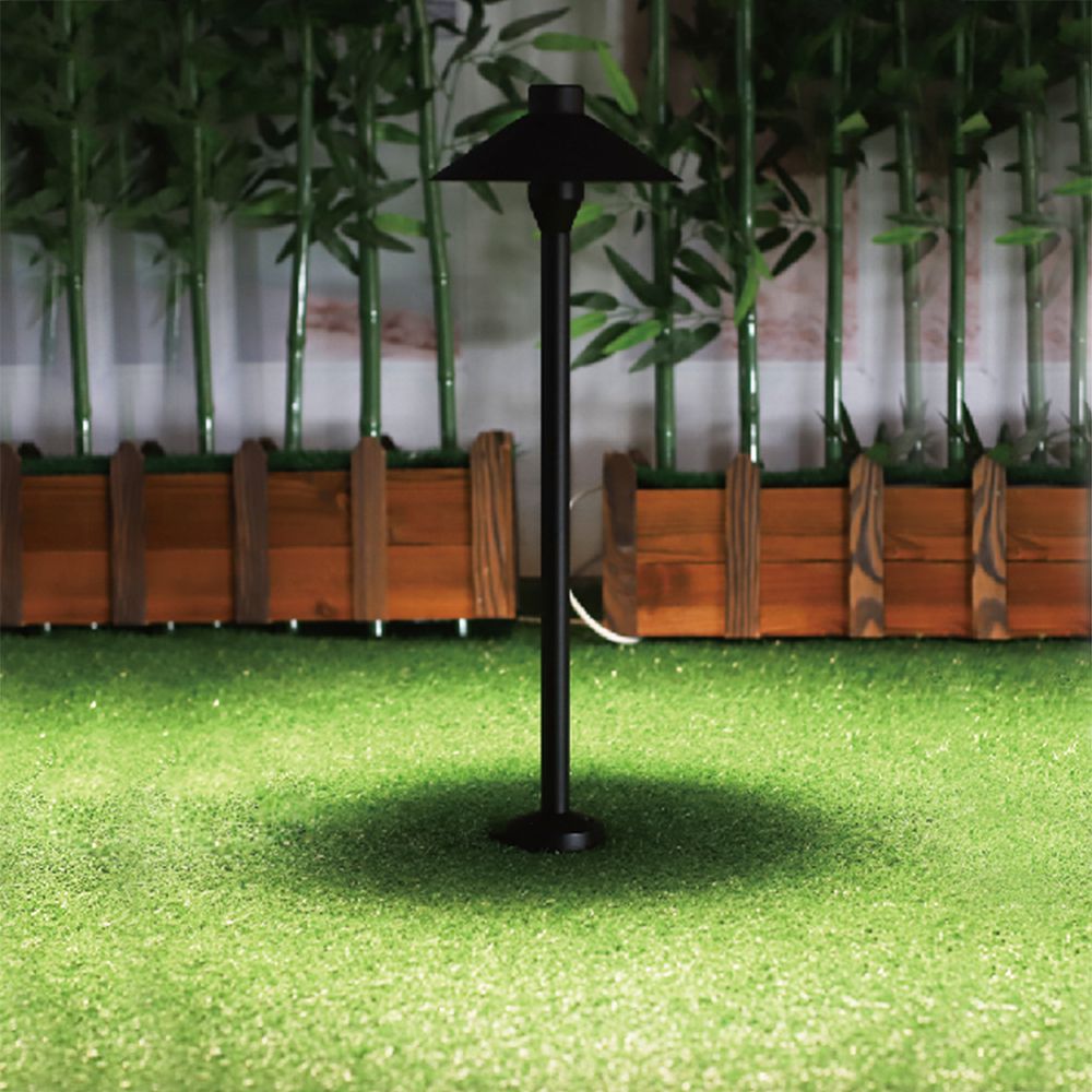Piantana LED da Giardino 7W Chip Samsung con Picchetto Installazione 2in1 Colore Nero 3000K IP65 img 2