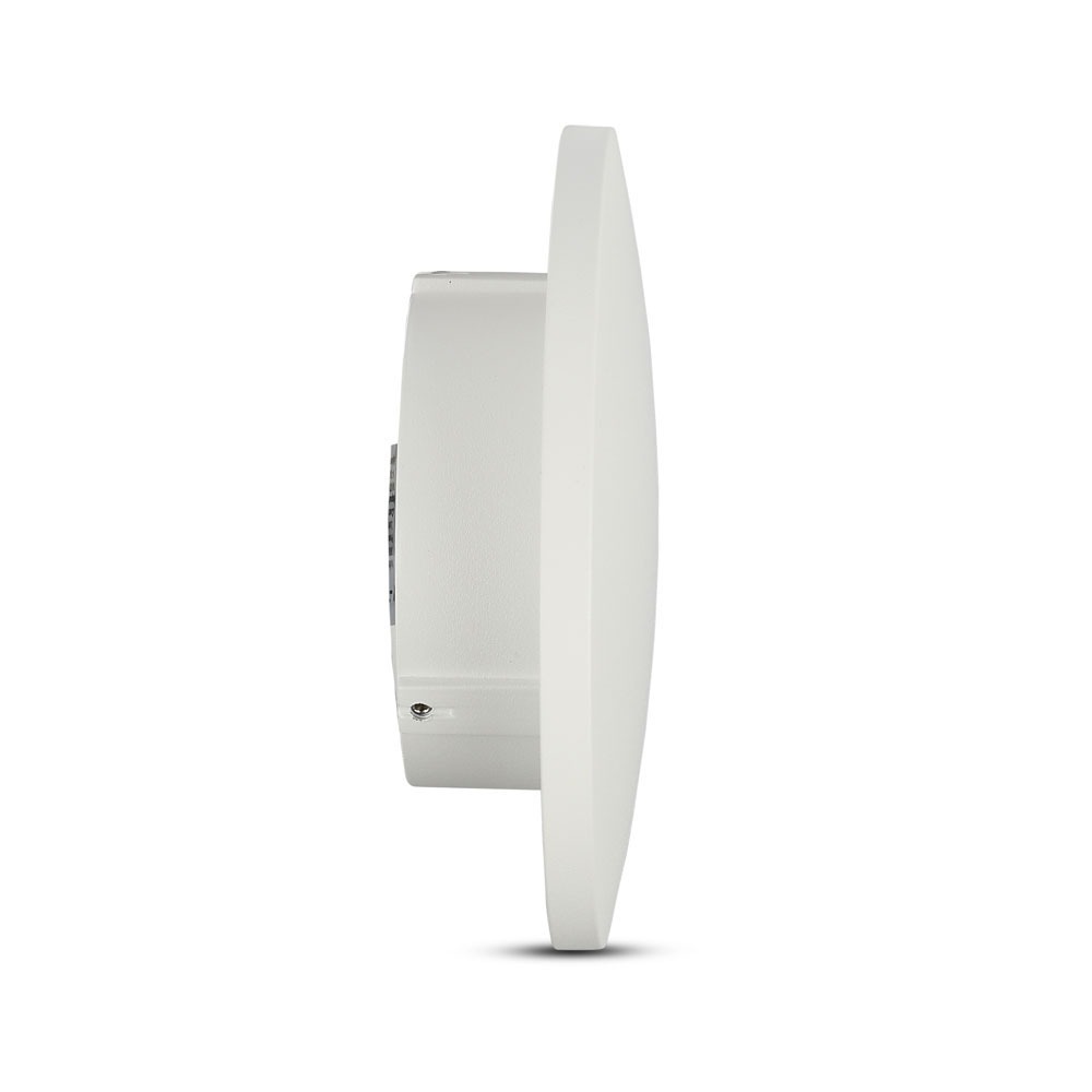 6W LED Lampada da parete Bianco naturale Corpo Bianco Rotondo img 1
