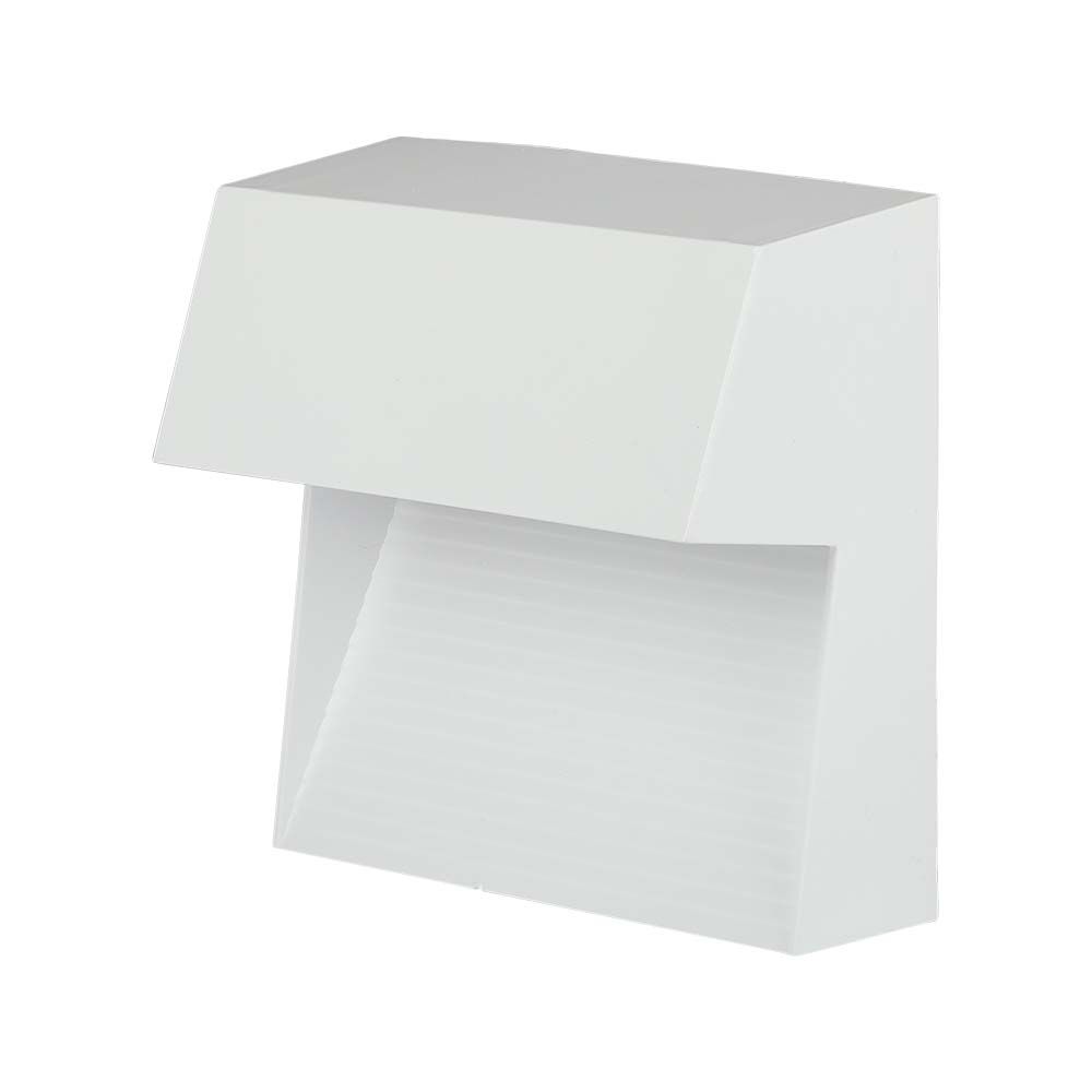 Faretto LED Segna Passo Quadrato Montaggio a Plafone Colore Bianco