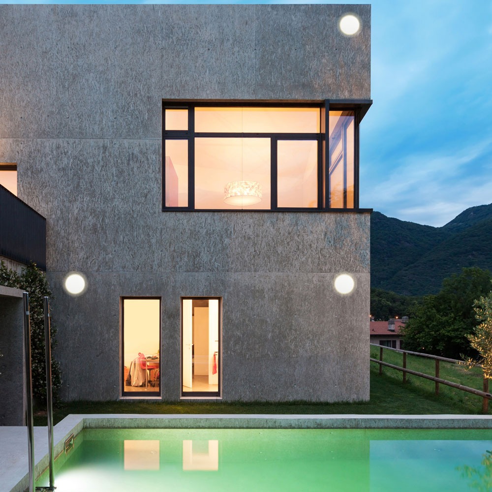 6W LED Lampada da parete Bianco naturale Corpo Bianco Rotondo