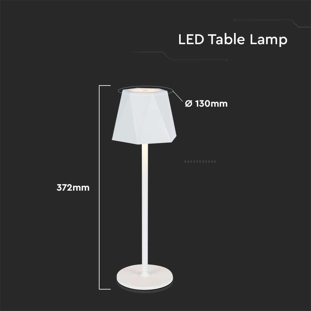 Led Table Lamp White 3in1