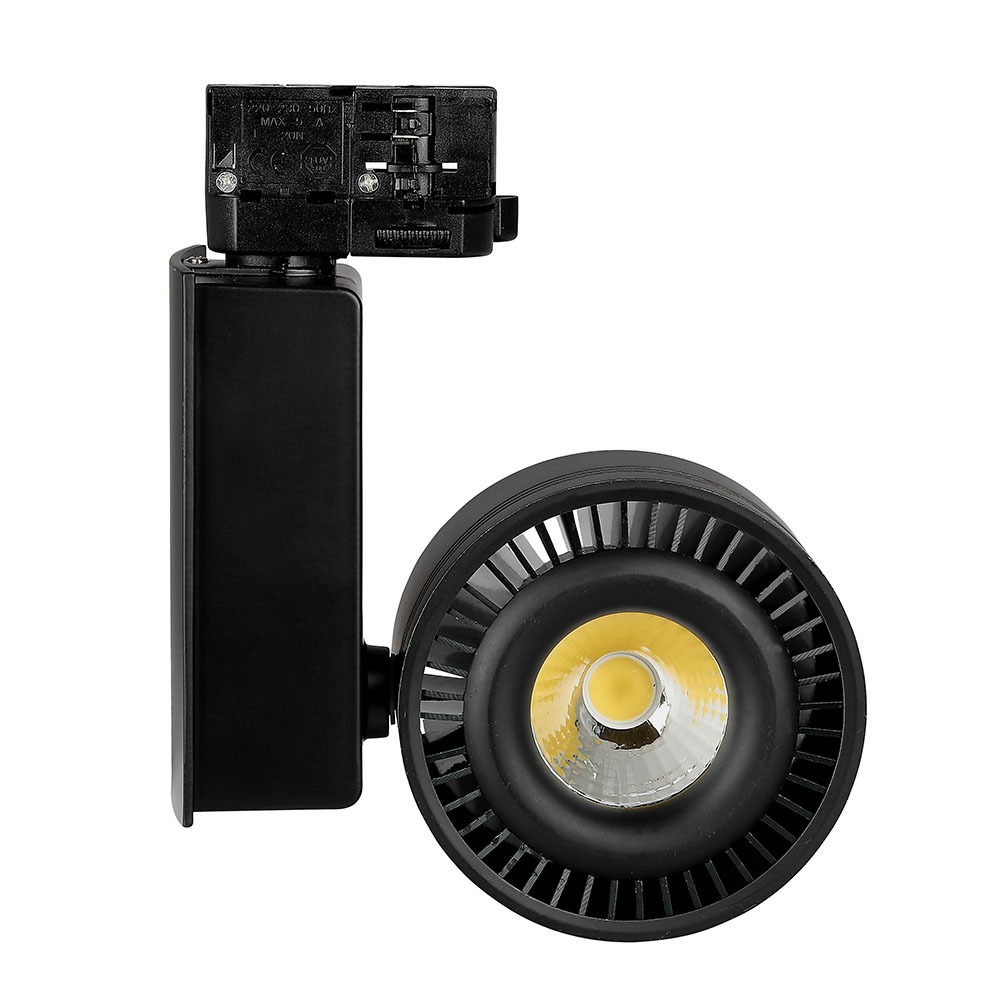 33W Proiettore a pista LED COB Bordo Nero Bianco Freddo img 3