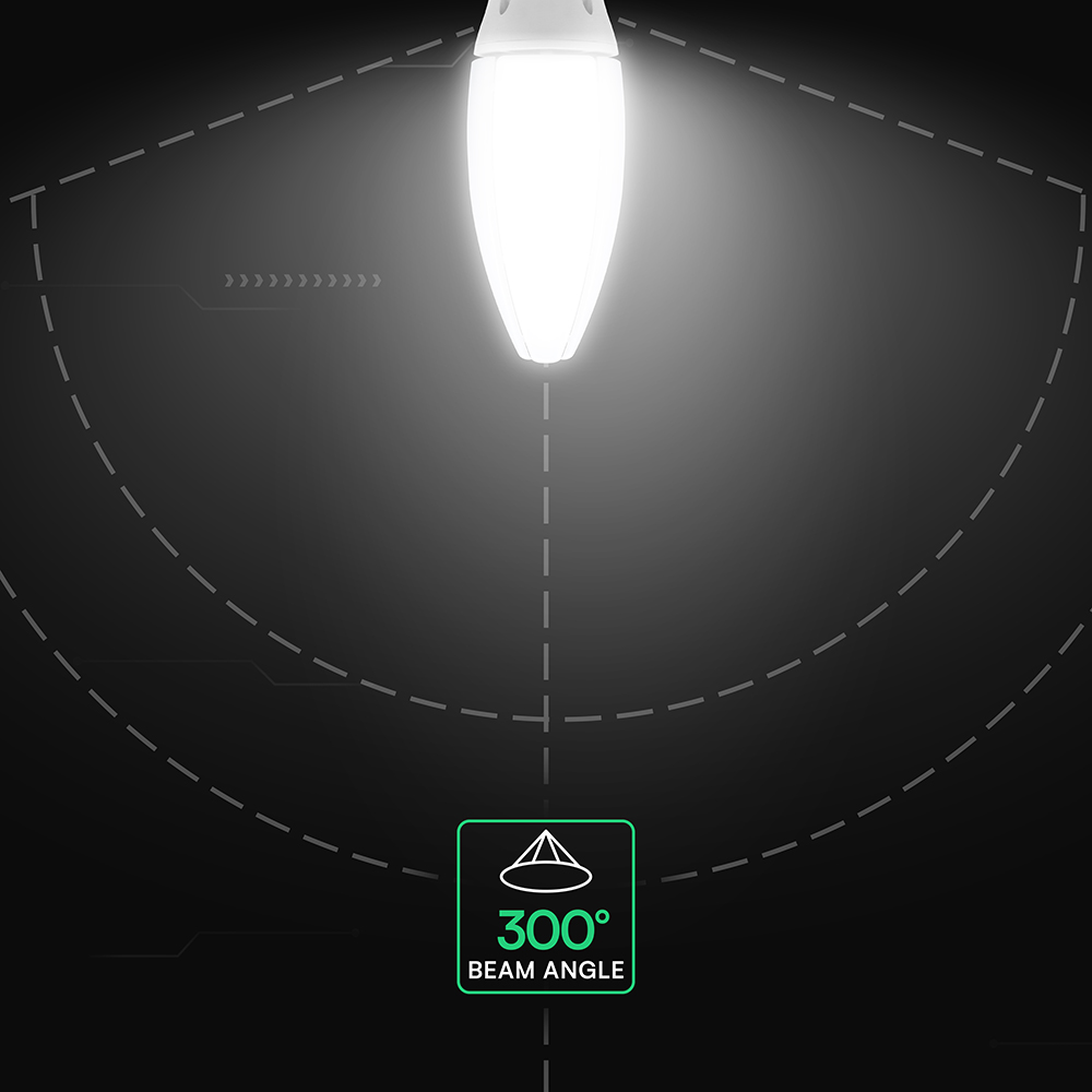 60W LED Bulb E40 Olive Lamp CREE CHIP 4000K img 1