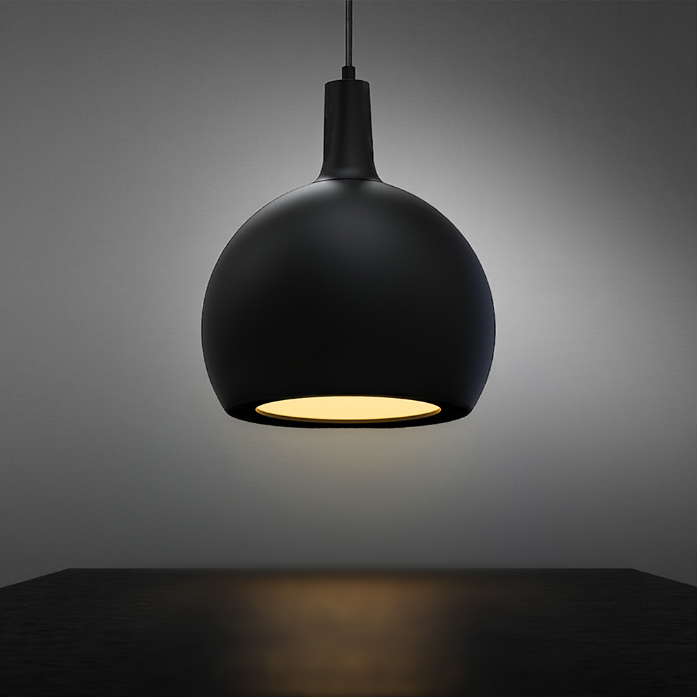 E27 Decorative Hanging Lamp (D280*H218mm) Black Body img 1