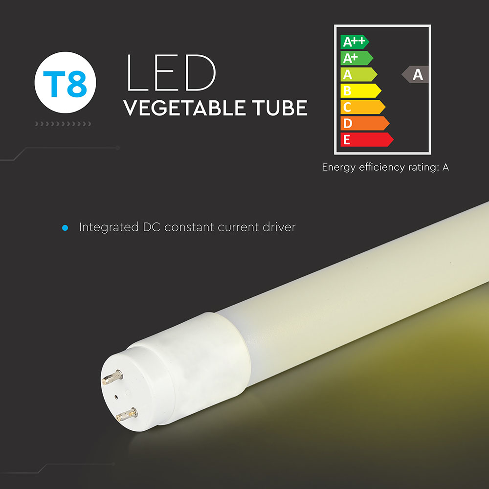 Tubo LED T8 18W 120 cm Verdure