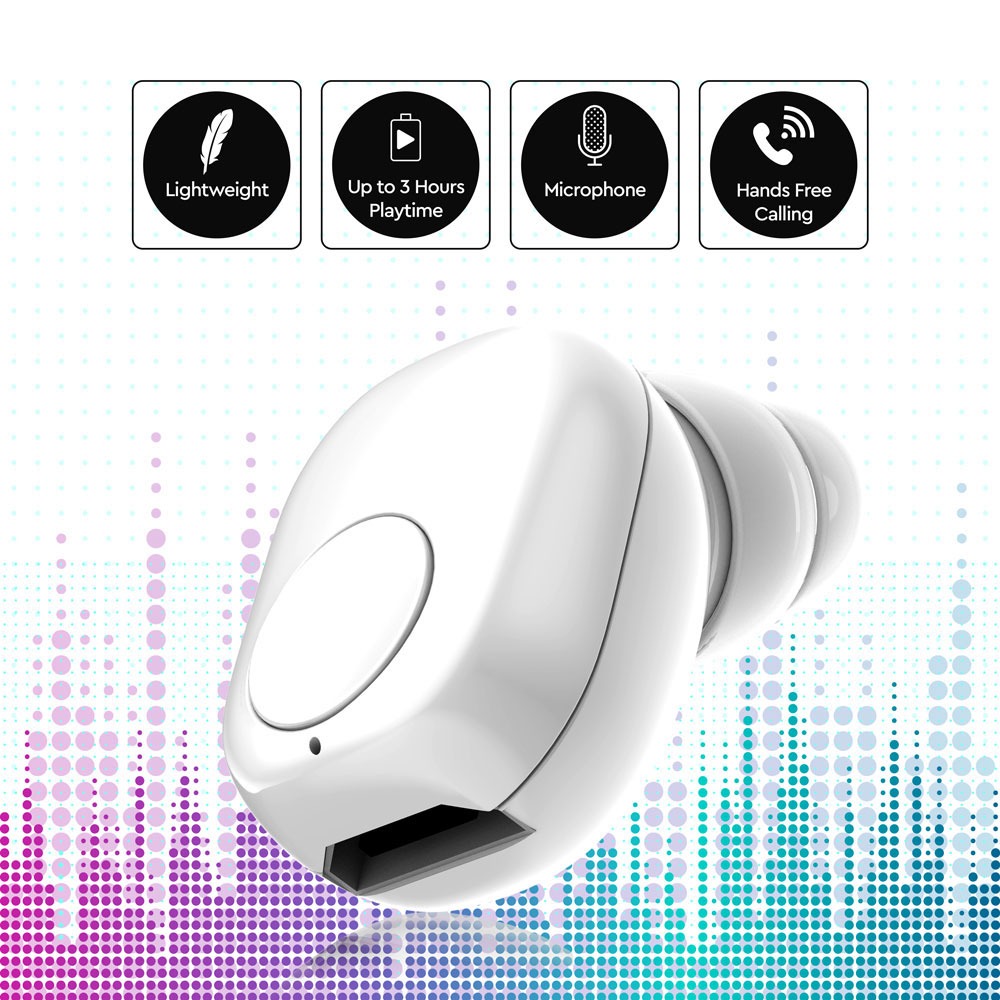 Auricolare Bluetooth 55mAh Bianco img 2