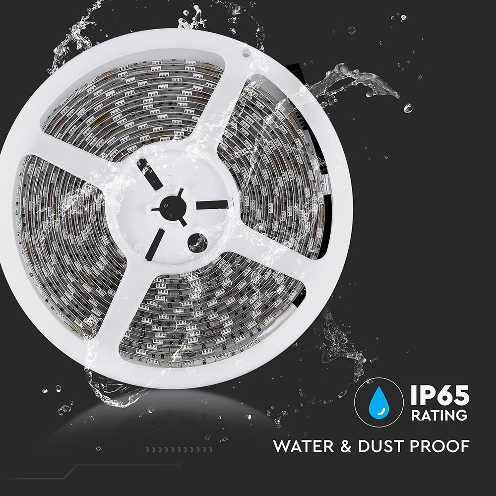 Striscia SMD5050 60 LED/m RGB IP65 img 3