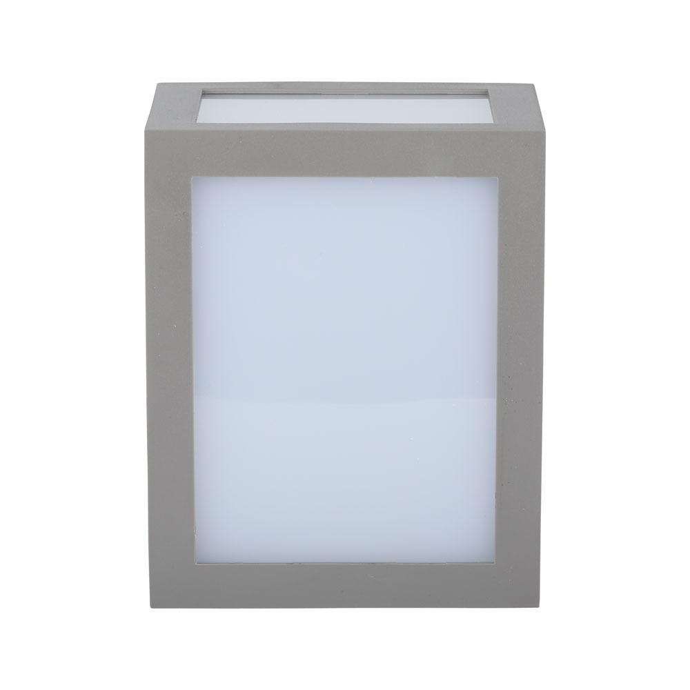 12W LED Wall Light Corpo Grigio 4000K img 1