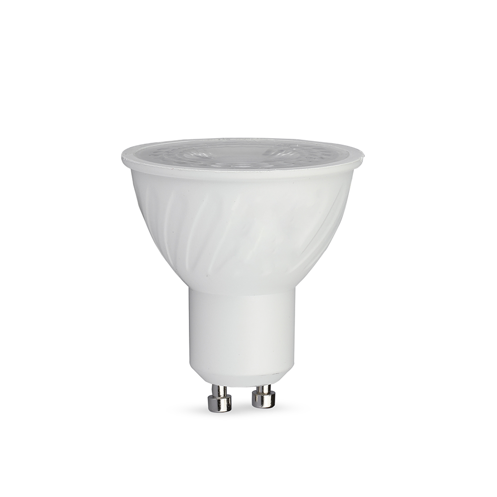 LED Spotlight - CREE CHIP 6W GU10 Ripple Plastic 6500K 110°
