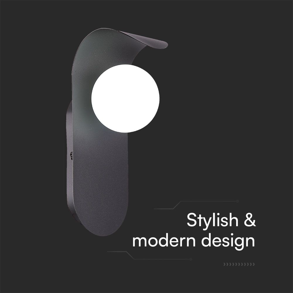 Designer Wall Fitting Gypsum G9 Black Body