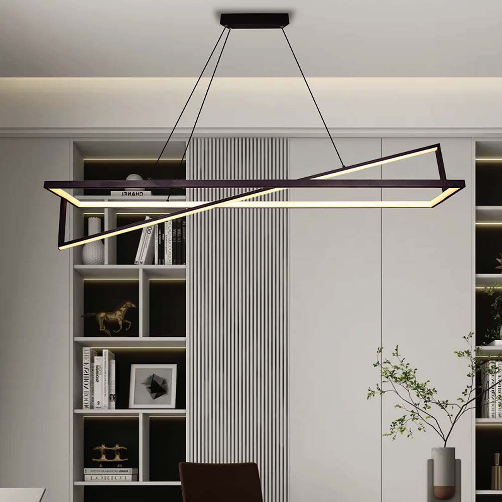 45W LED Designer Hanging Light Triac Dimmable Black 3000K