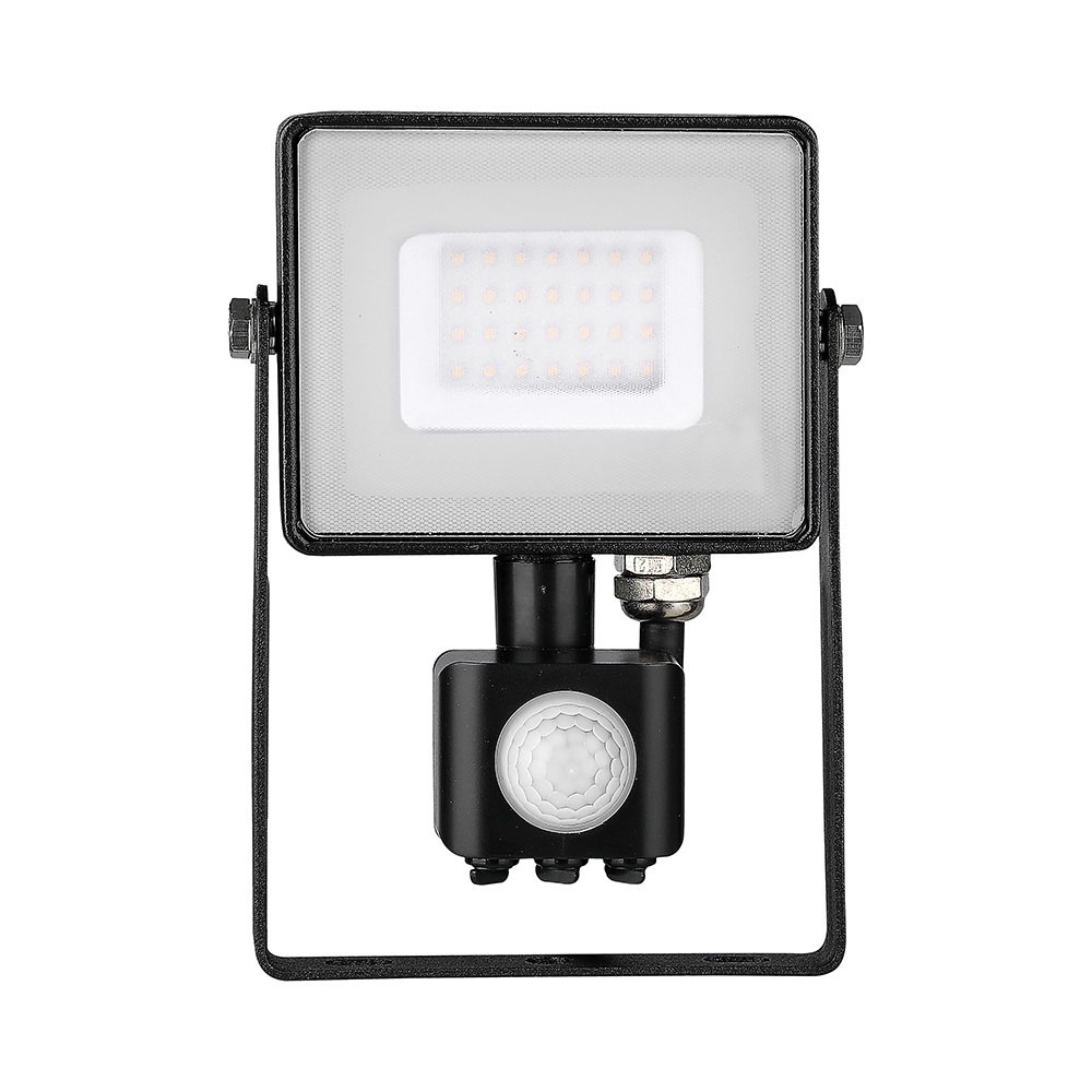 30W LED Proiettore con sensoret SAMSUNG Chip Cut-OFF funzione Corpo Nero 3000K img 1