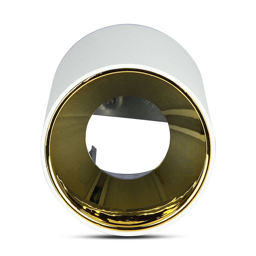 GU10 Fitting rotondo Bianco & Oro img 4