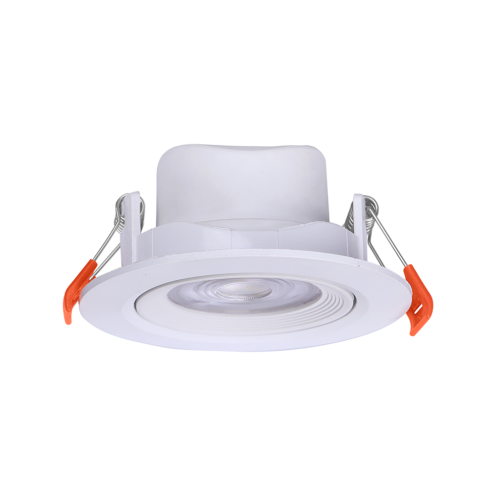 7W LED COB Hotel Downlight 3in1 White Body