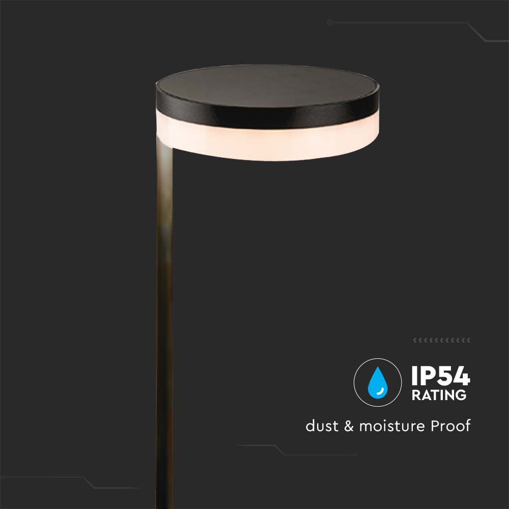 2W LED Sollar Bollard Lamp IP44 3000K img 2