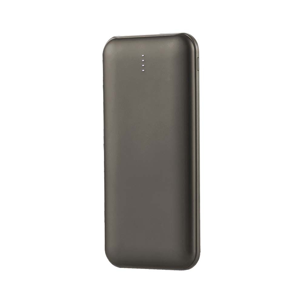 Power Bank 10.000 mAh Dual USB e Tipo C Colore Grigio