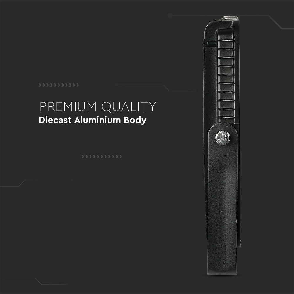 200W LED Floodlight SMD SAMSUNG CHIP G2 Black Body 6400K img 4