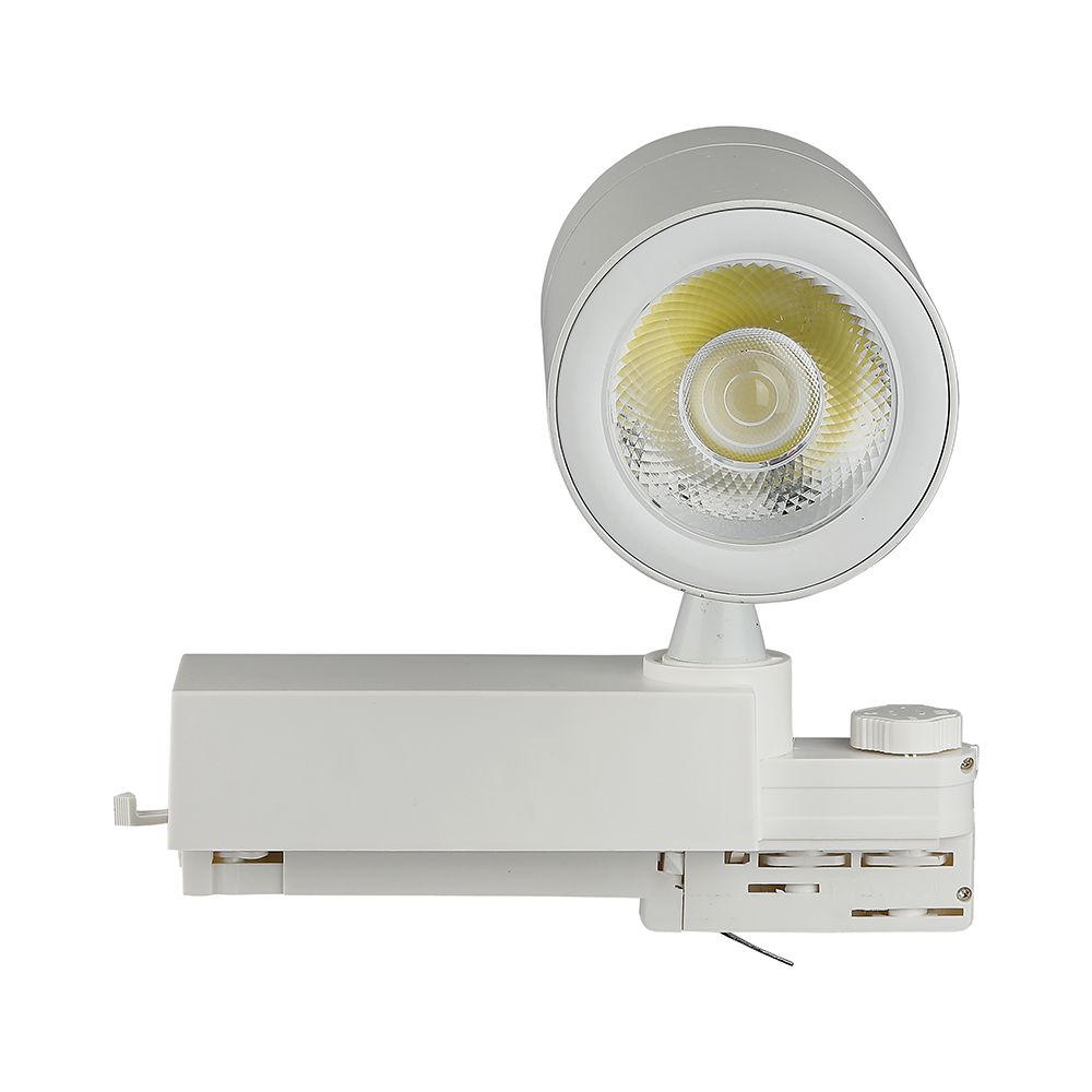 35W LED Track Light White Body 3000K img 2