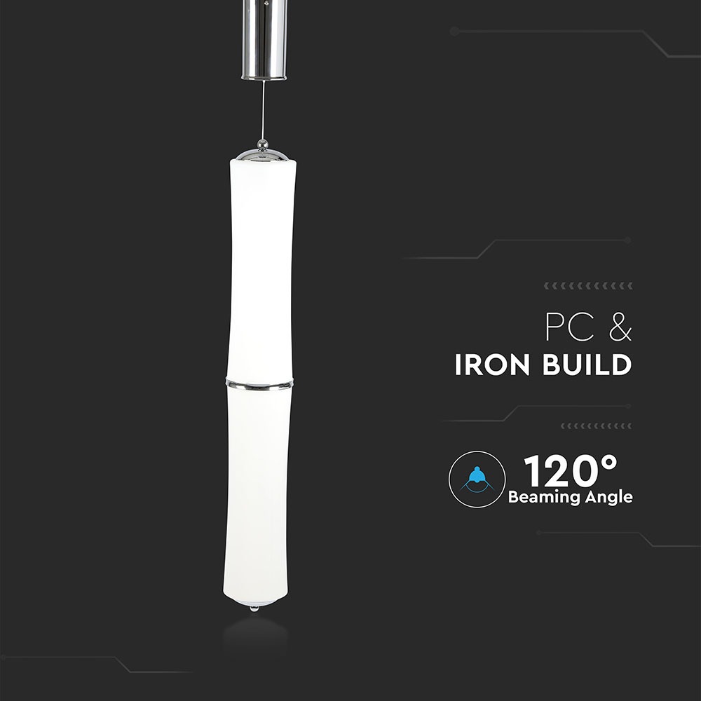 32W LED Designer Double Long Pendant Triac Dimmerabile Bianco 3000K