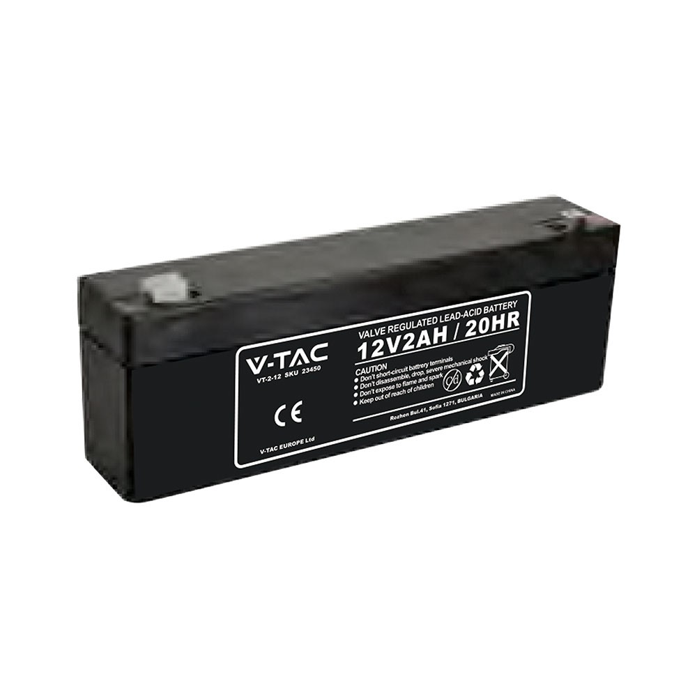 2.0Ah 12V Lead Acid Battery T1 178*35*60(67)MM