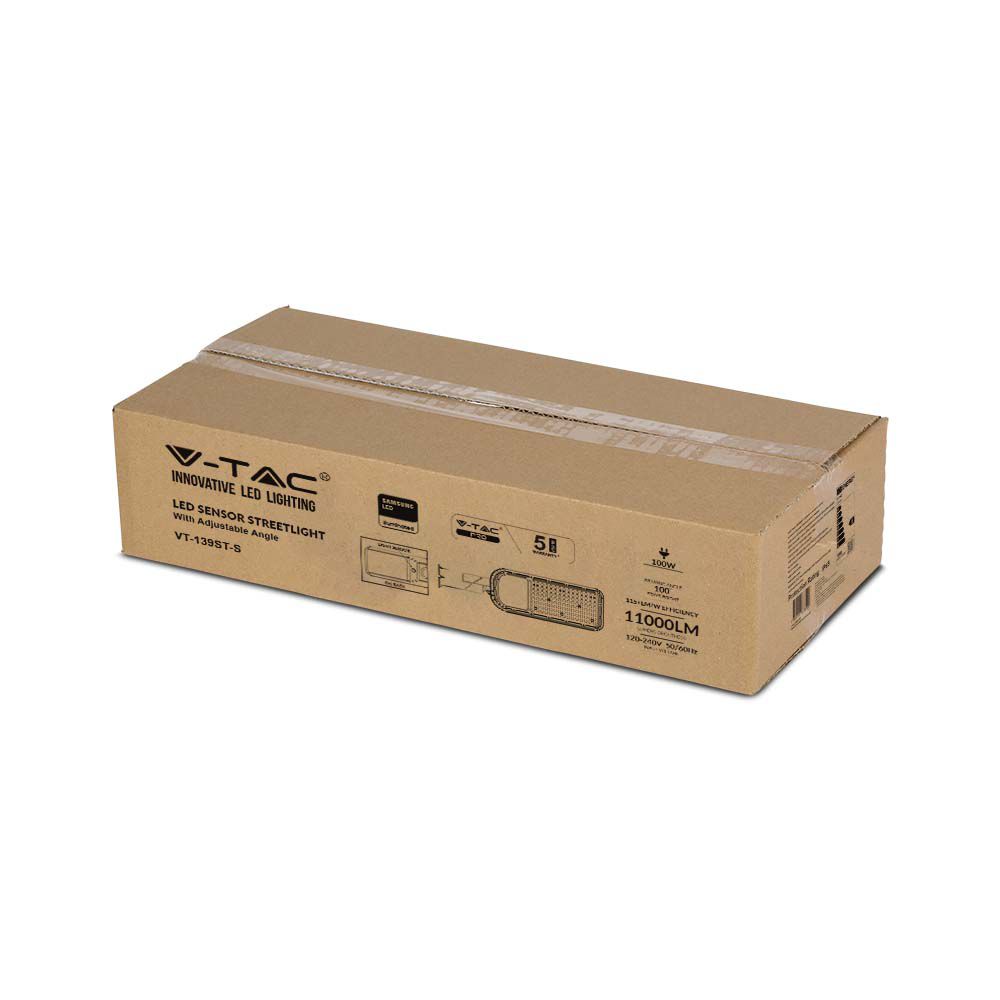 LED Street SAMSUNG CHIP Sensor100W 6400K 120 LM/W