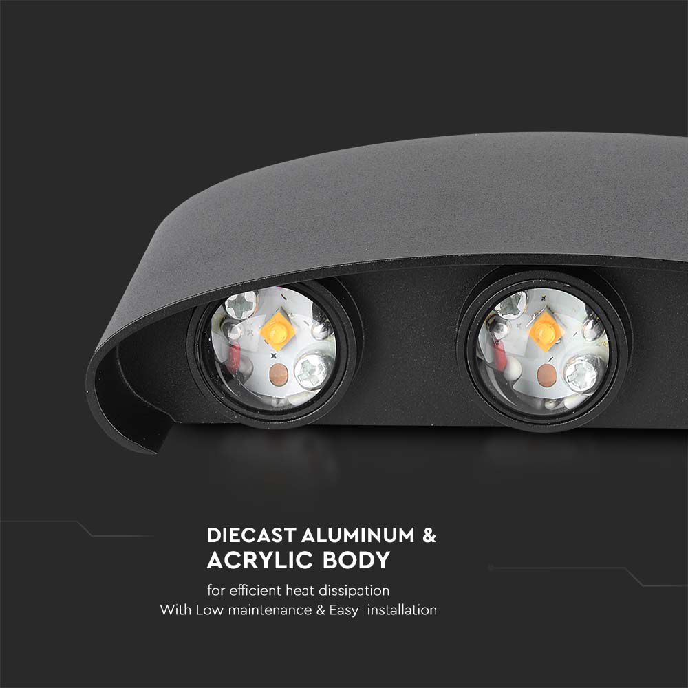 Lampada LED da Muro Nera img 2