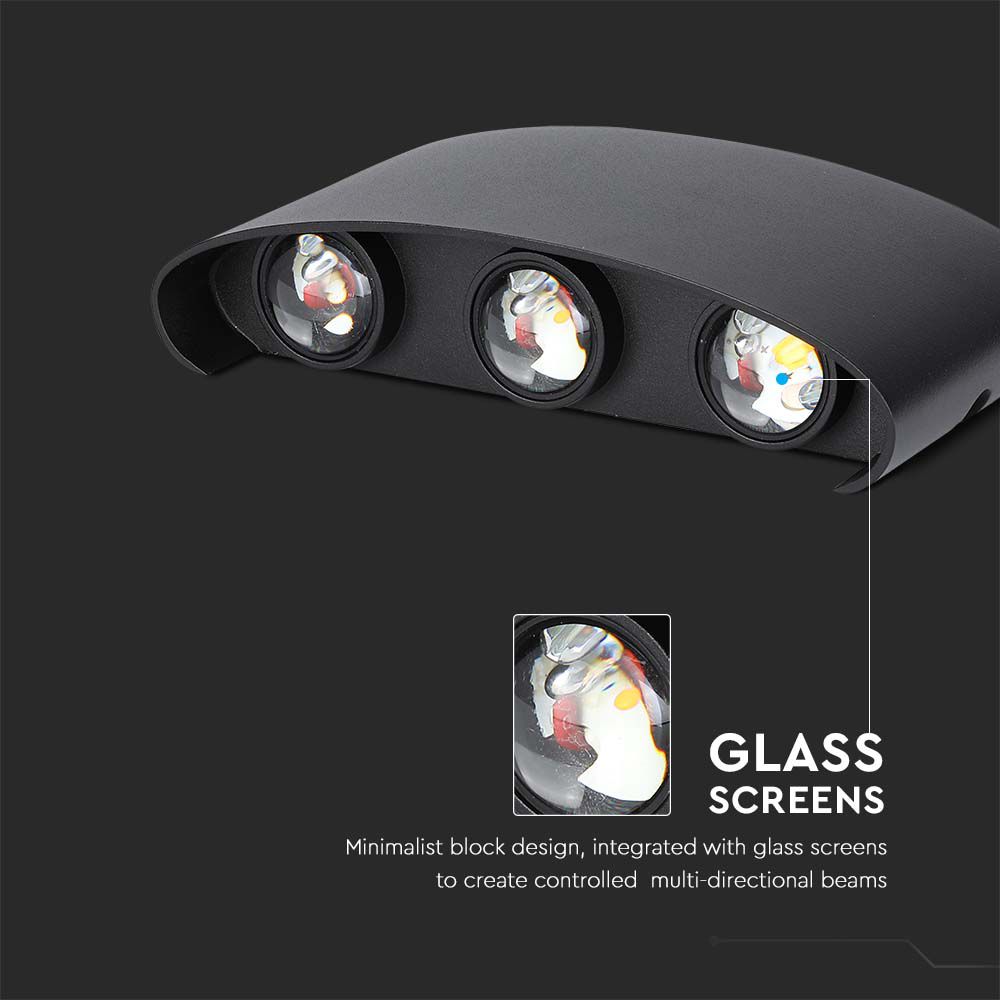 Lampada LED da Muro Nera img 1