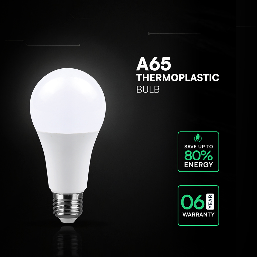 LED Bulb CREE CHIP - 17W E27 A60 Thermoplastic 4000K img 2