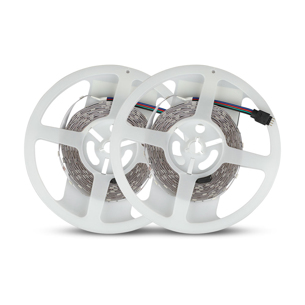 LED Striscia RGB Set SMD5050 300LED 2 x 5m. telecomando + Adaptor img 2