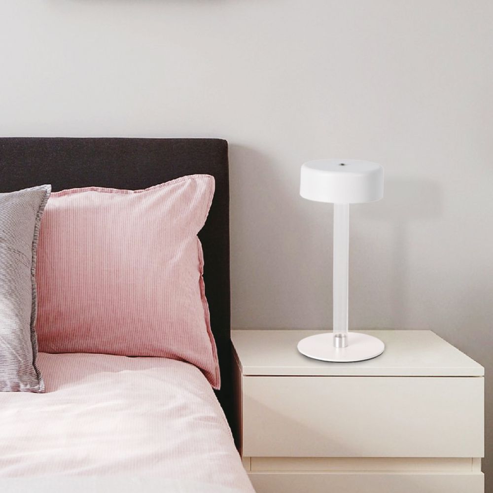 3W LED Table Lamp (D120*260) 3IN1 WhiteTransperent Center Pillar