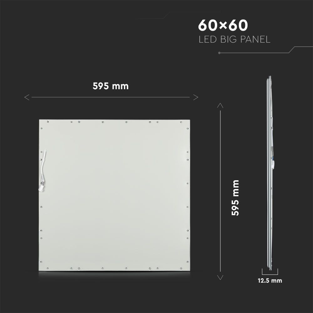 LED Panel 40W 600 x 600 mm 3000K Incl Driver 6PCS SET