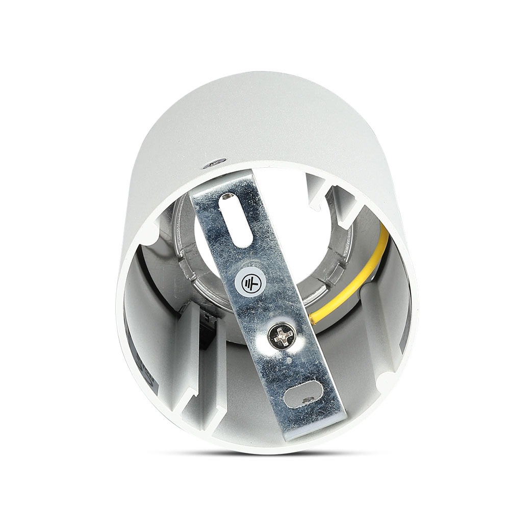 GU10 Fitting rotondo Bianco & Oro rosato img 5