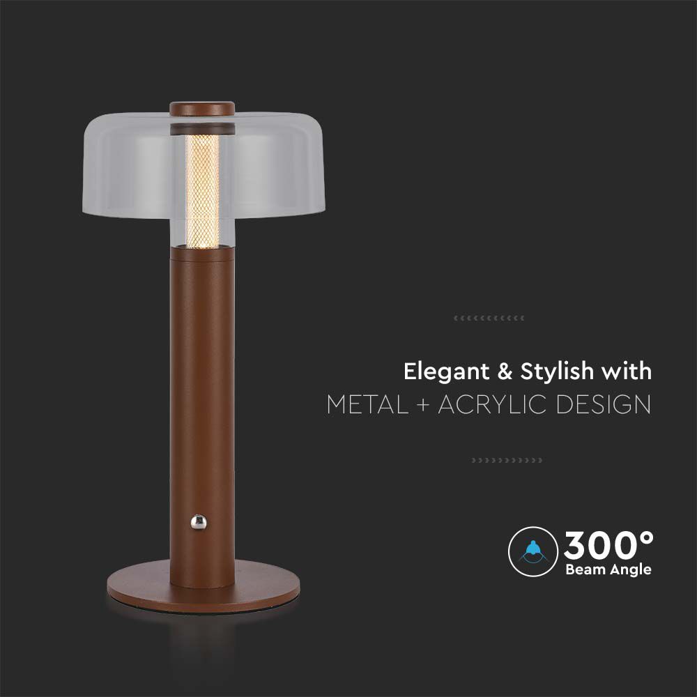 LED Lampada da Tavolo Ricaricabile 3 in 1 Corpo