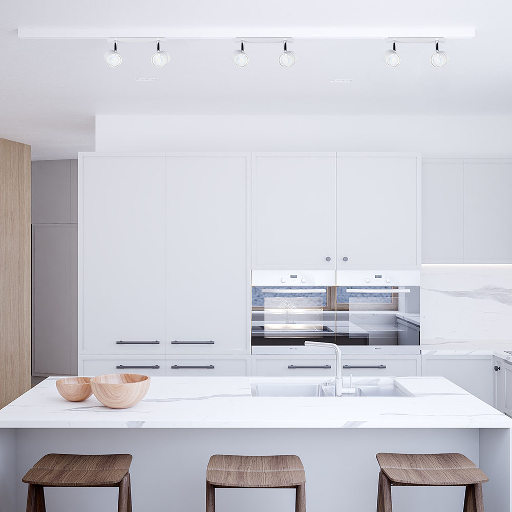 2 x GU10 Corpo Bianco freddo