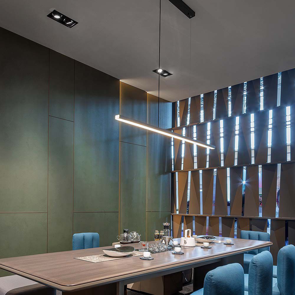 Plafoniera LED Lineare 40W 120cm Colore Bianco 6500K IP20 img 1