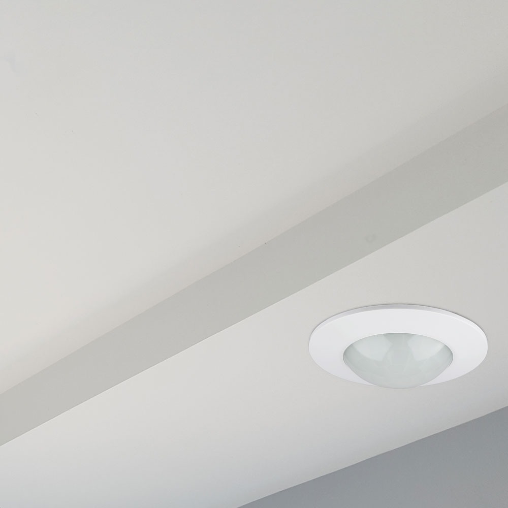 Sensore PIR da soffitto di colore Bianco