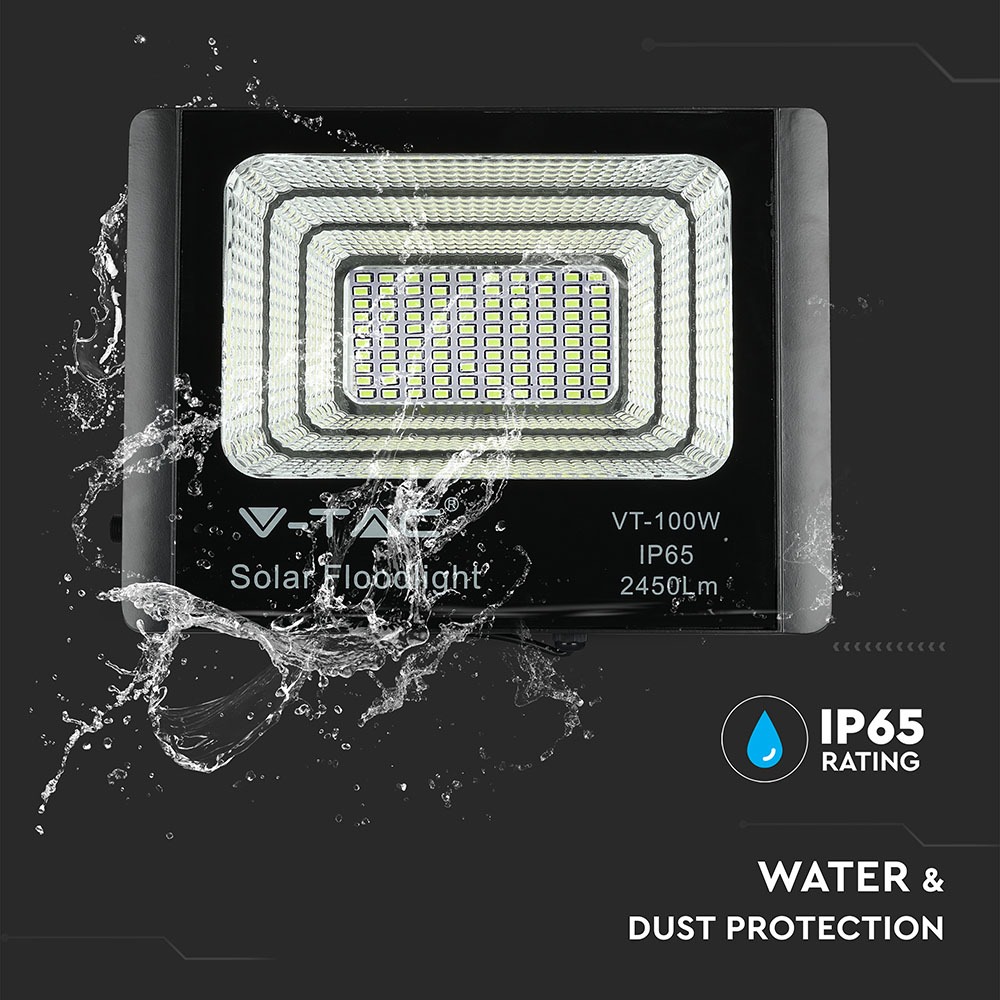 Faro LED con Telecomando e Pannello Solare 20W 6000K img 1