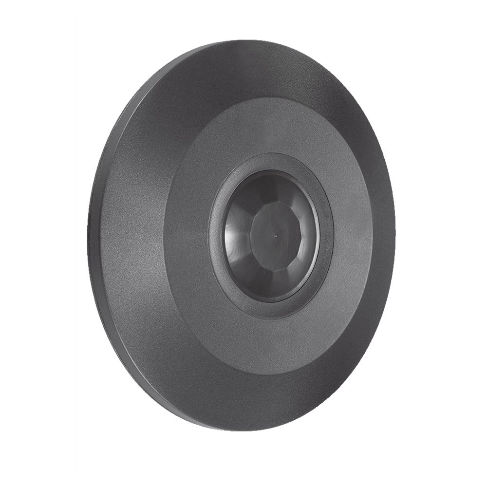 PIR Ceiling Sensor Flat Full Black