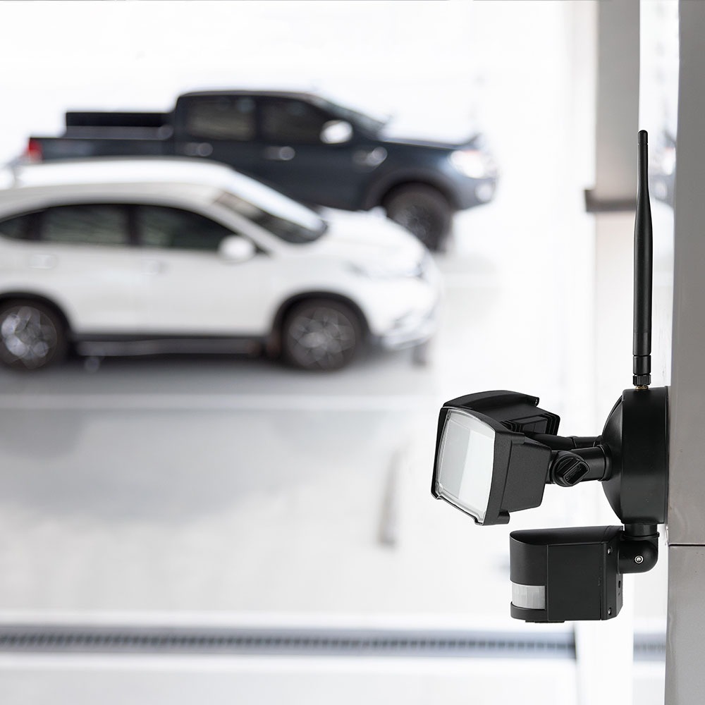 18W Proiettore LED con sensore WiFi obiettivo Bianco img 1