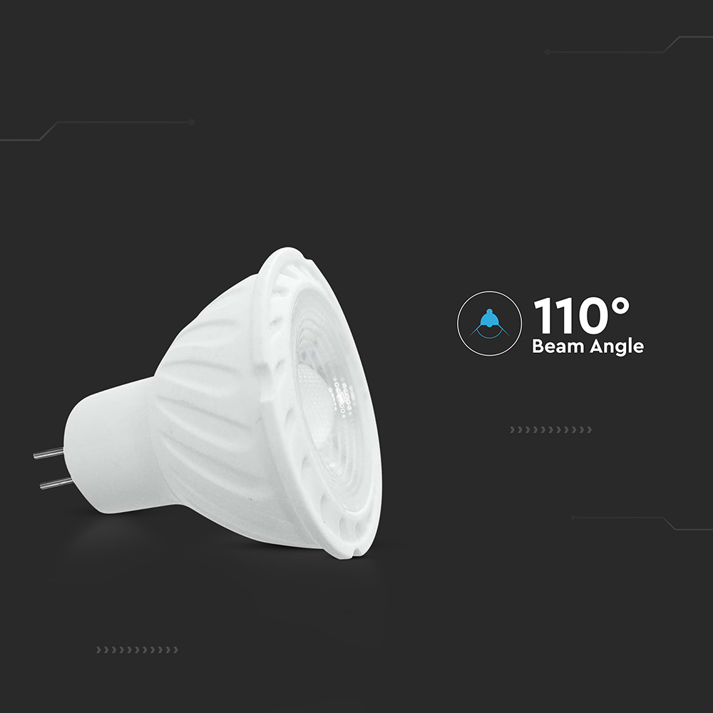 Faretti - GU5.3 6W MR16 Riple Plastic 110° 4000K img 1